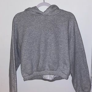 Zara cropped hoodie